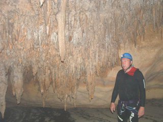 Wir und besonders Hanno waren von der H&ouml;hle beeindruckt.